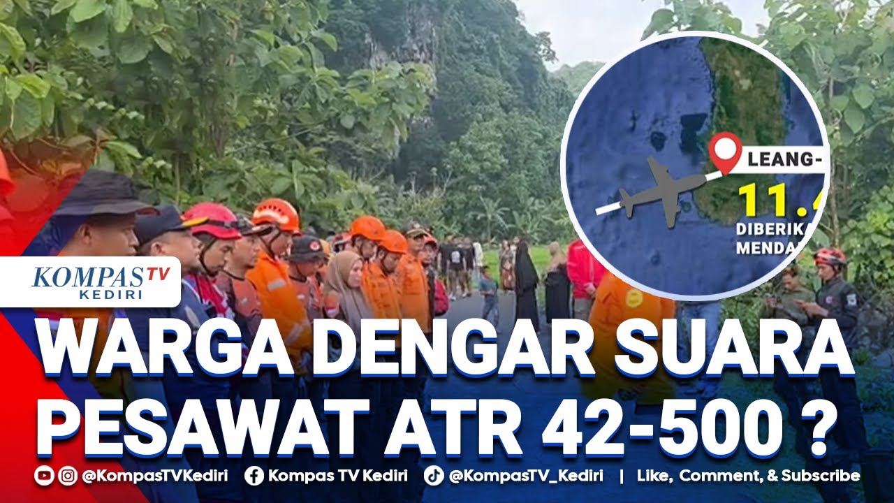 Diduga Suara Pesawat ATR 42-500, Warga Dengar Dentuman di Bukit Maros