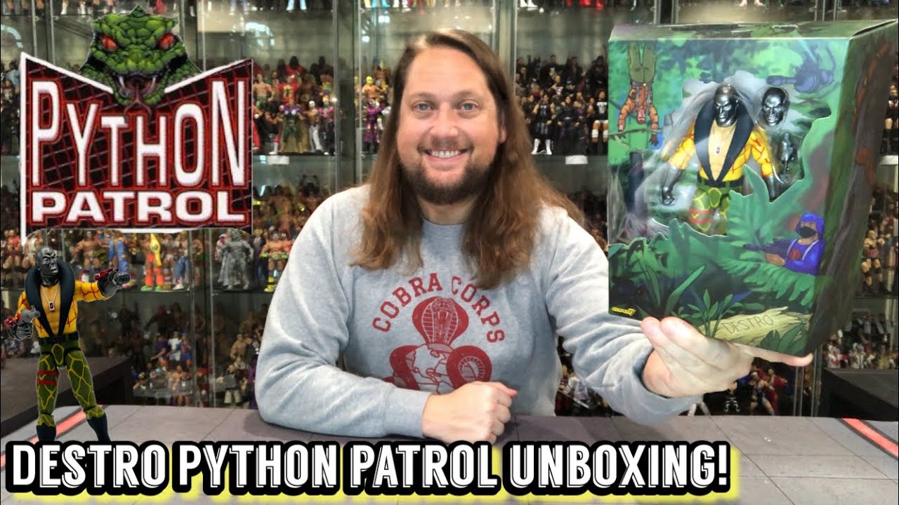 Destro Python Patrol Super 7 GIJOE Unboxing & Review!