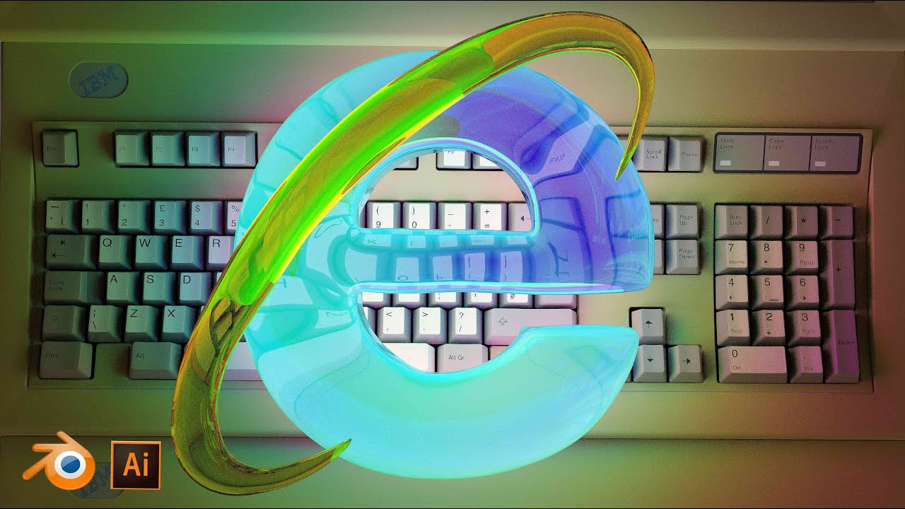 Y2K GLOWY LOGO BLENDER  TUTORIAL