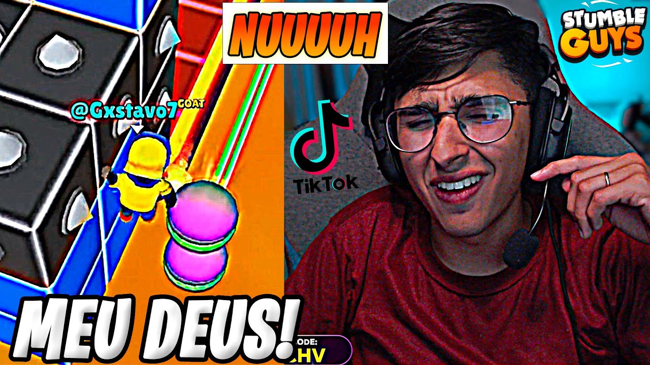 Reagi aos Melhores TikToks (2)!! ELE é UM FENÔMENO no stumble guys! uma LENDA!