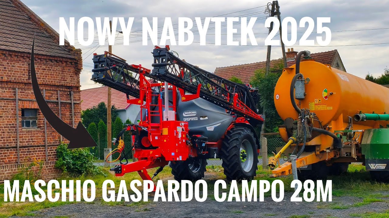☆Nowy Nabytek 2025 Opryskiwacz Maschio Gaspardo Campo 28m 6500l☆