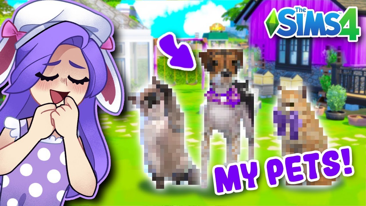 Making My REAL LIFE PETS In The SIMS 4!