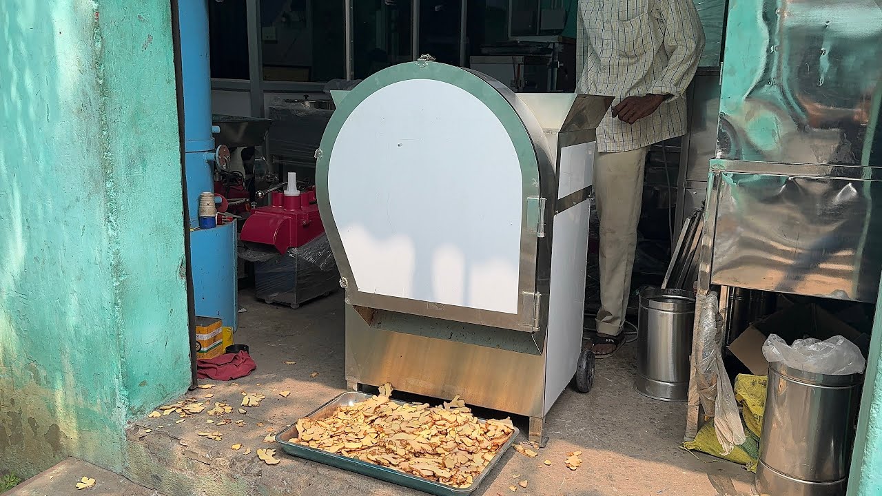Ginger Slicing Machine | 2Ton Ginger Slicer | Ginger Slicer | Coimbatore | Jms industries