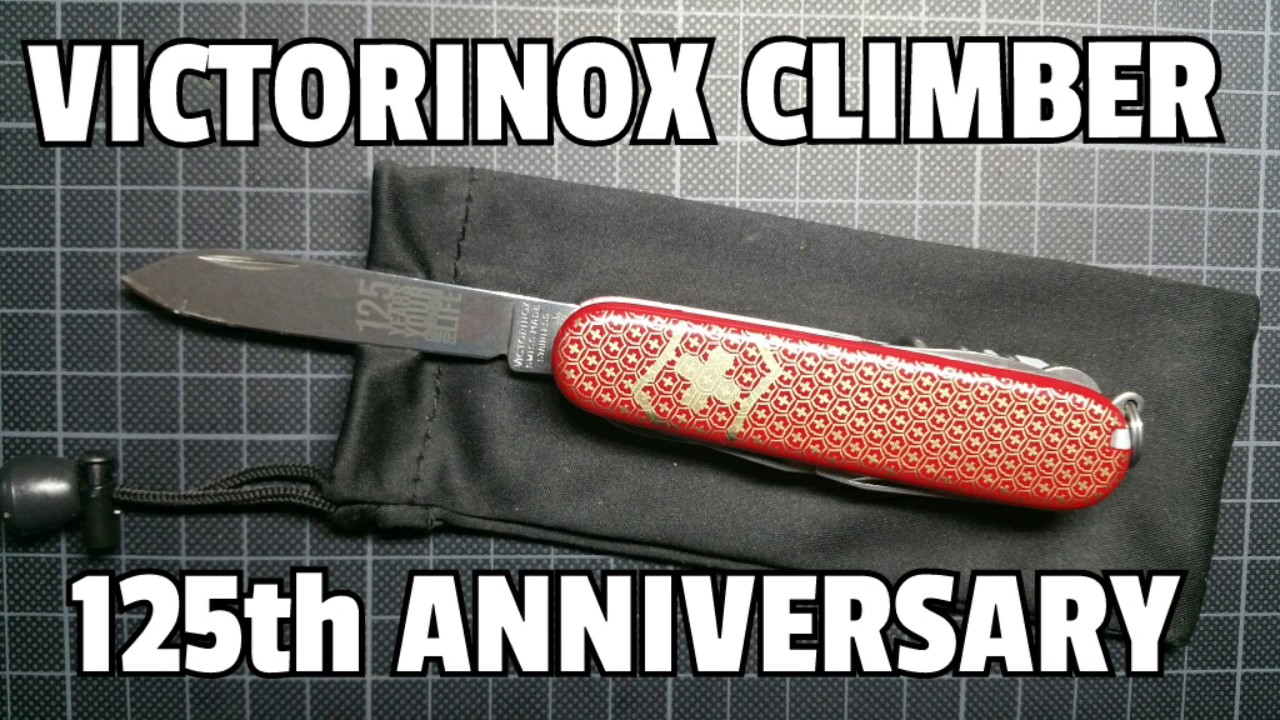 ✔ VICTORINOX CLIMBER ☆ 125th ANNIVERSARY Edition ☆ German ☆ 125 Years Your Companion for Life