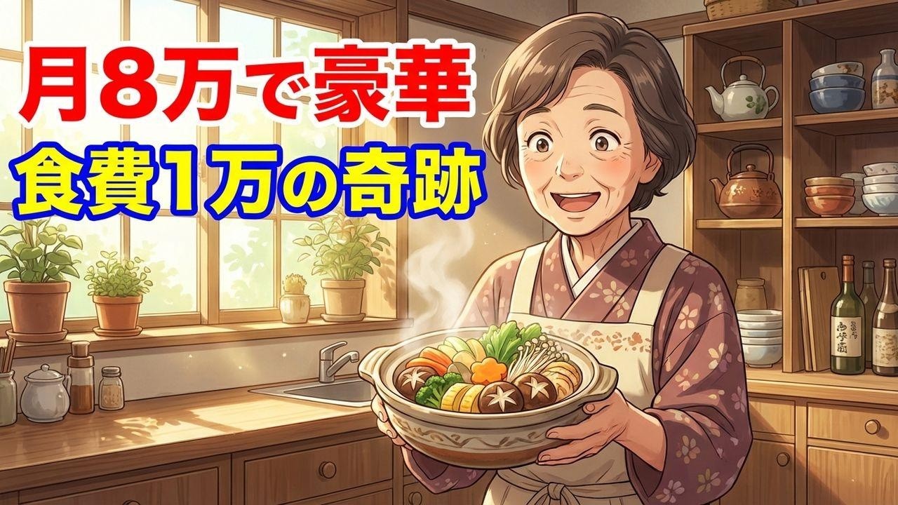 年金8万でも温泉旅行！？食費1万で人生を大逆転させた7つの秘策