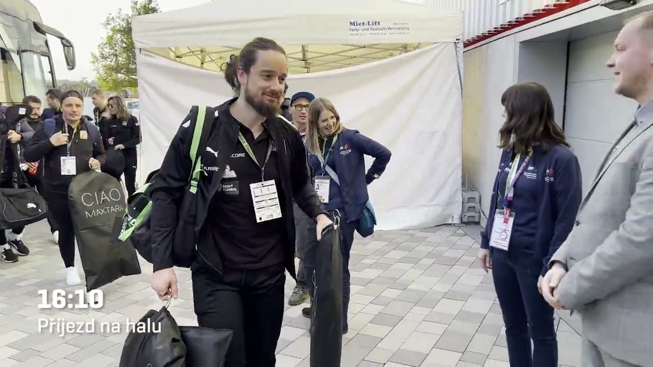 Den s trenérem Pavlem Brusem na MS 2022
