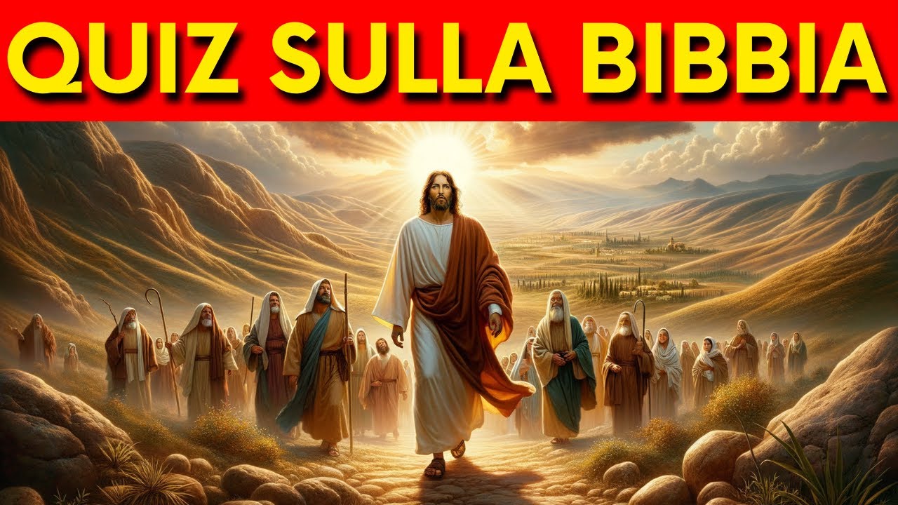 QUIZ SULLA BIBBIA ✝️🕊️ | 50 Domande | Sfida la Tua Conoscenza della Bibbia!