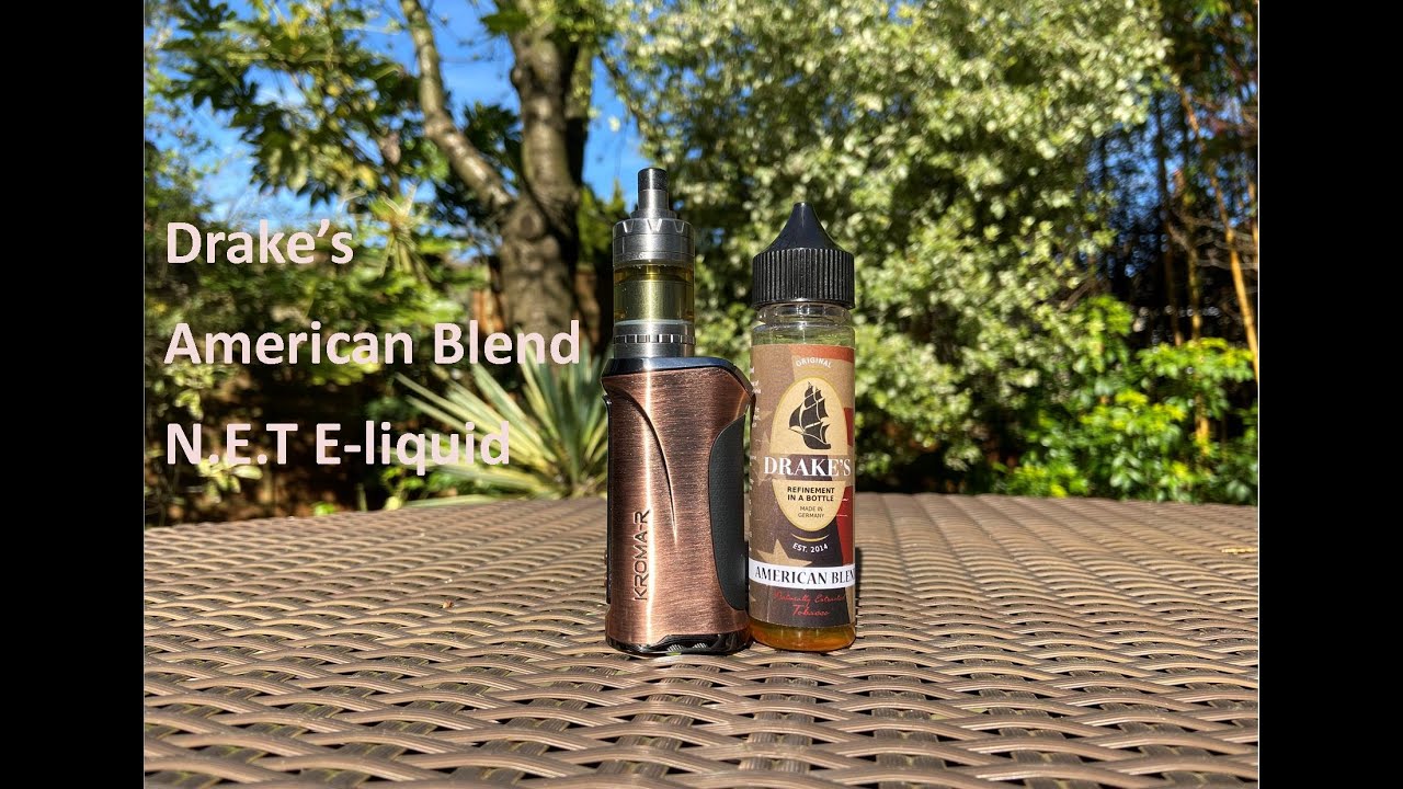 Drake&rsquo;s American Blend N.E.T e-liquid review | perfect all day tobacco vape