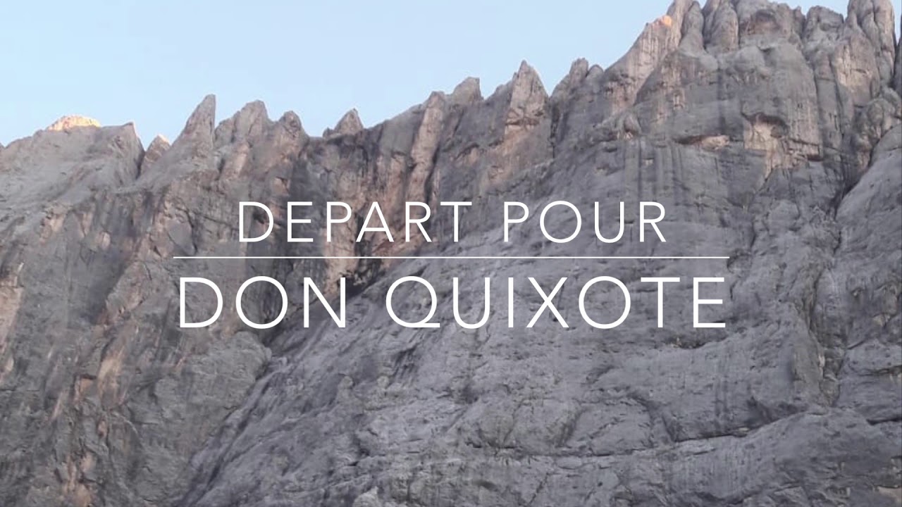 Climbing Marmolada - Don quixote