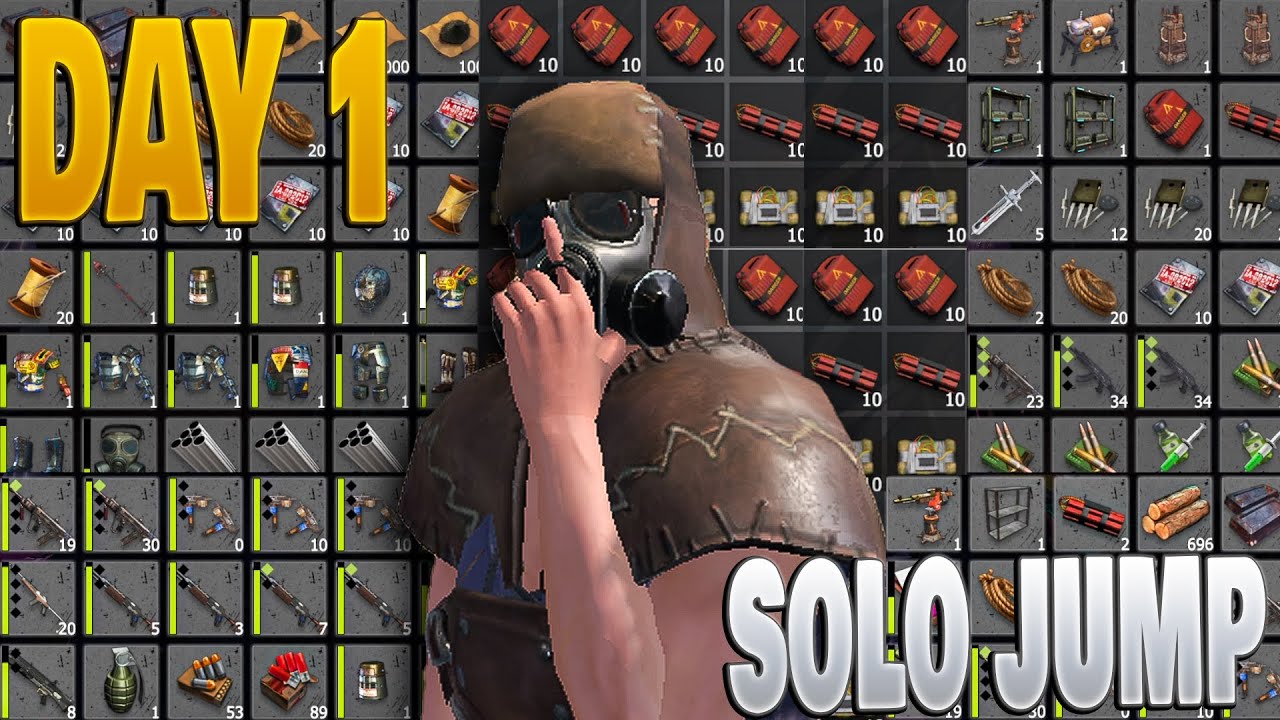 SOLO JUMP DAY 1 PROGRESS PART 1  LAST ISLAND OF SURVIVAL