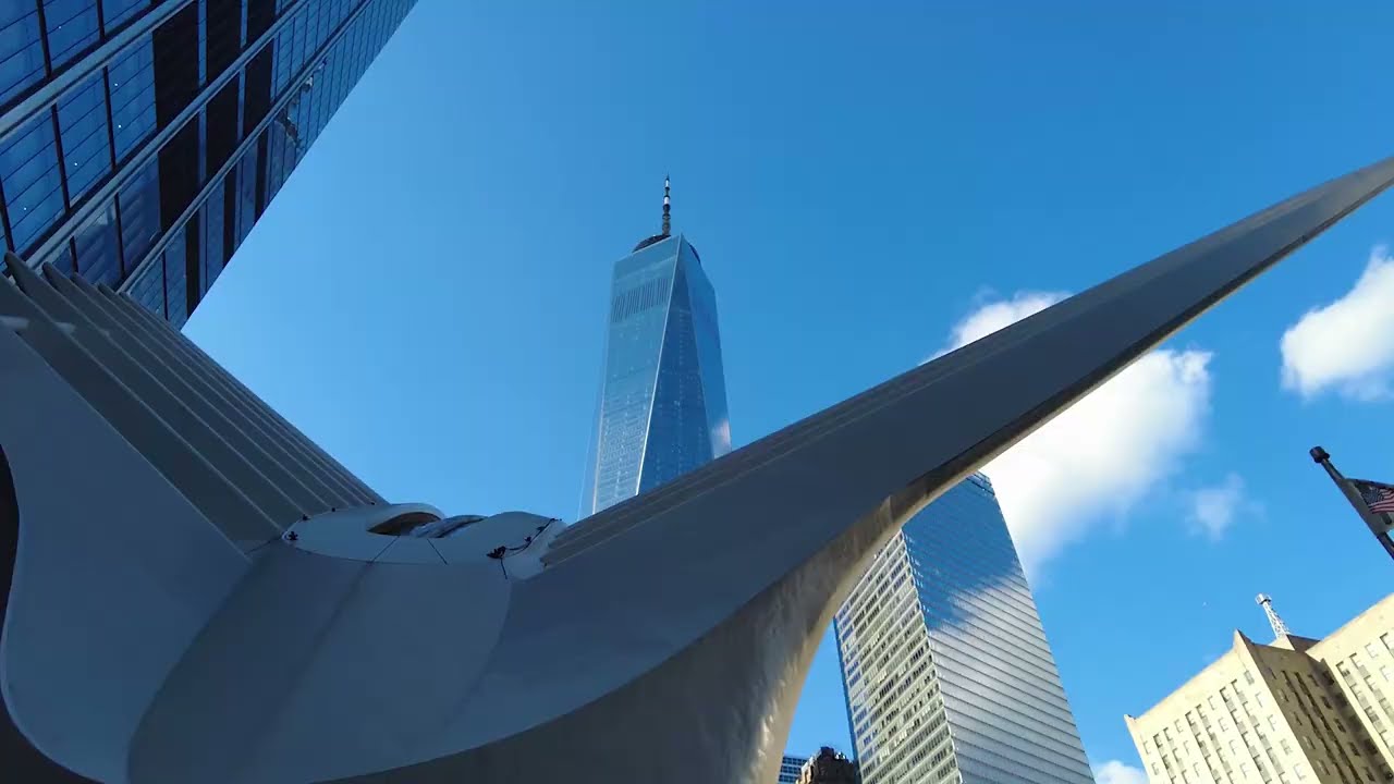4K Walking Tour, New York City 🇺🇸 | 9/11 Memorial to New York City Hall |  #4k #usa #walkingtour