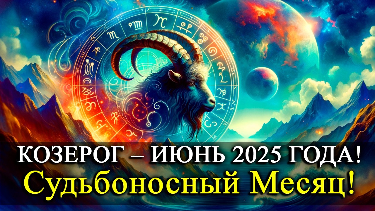 🌿 Козерог в Июне 2025 — Время Перемен и Больших Решений! Гороскоп, который удивит!