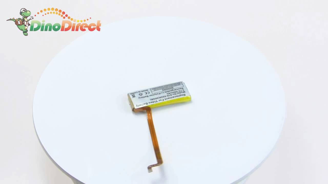 580mAh 3.7V Replacement Lithium Battery for iPod video 30GB  from Dinodirect.com