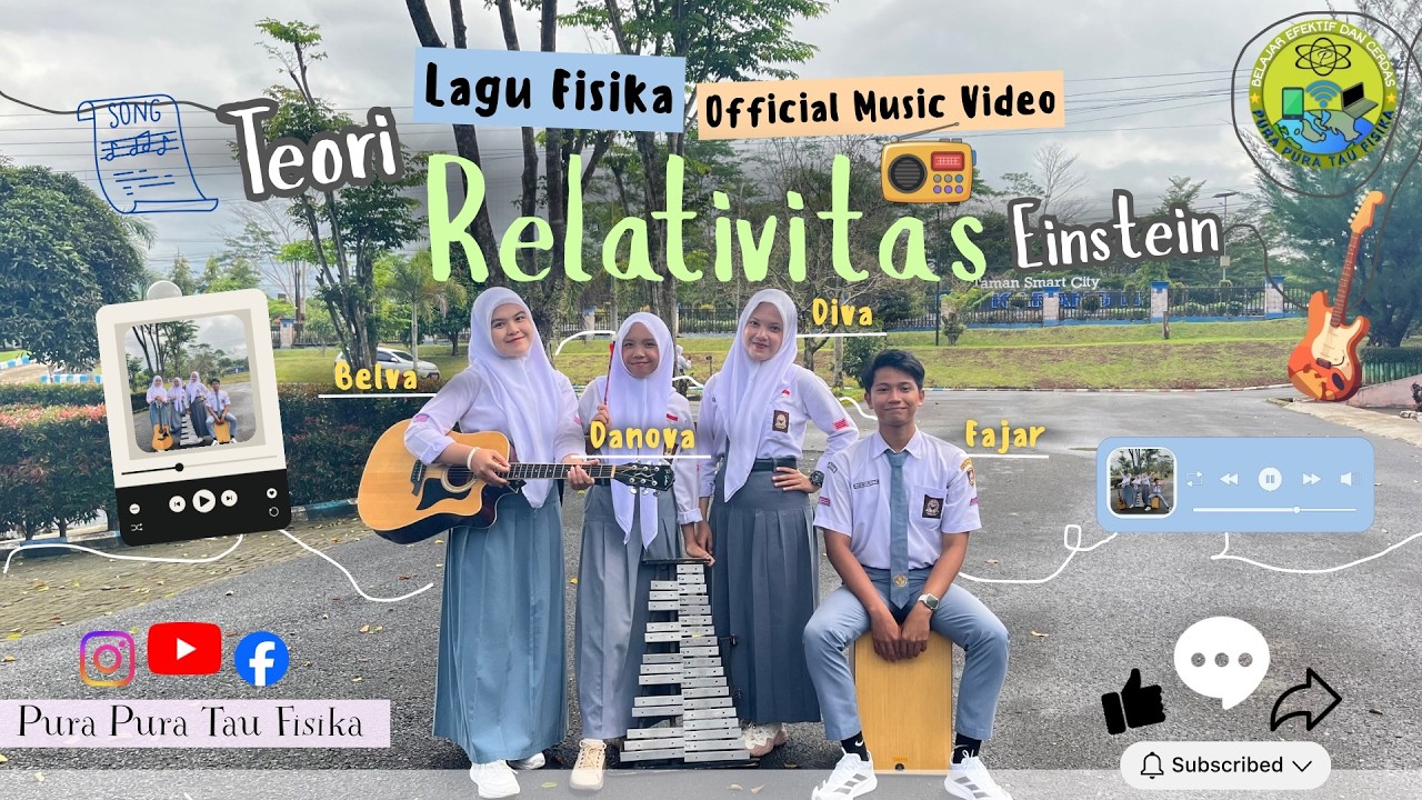 Teori Relativitas Einstein | Lagu Official Musik Video Teori Relativitas Einstein