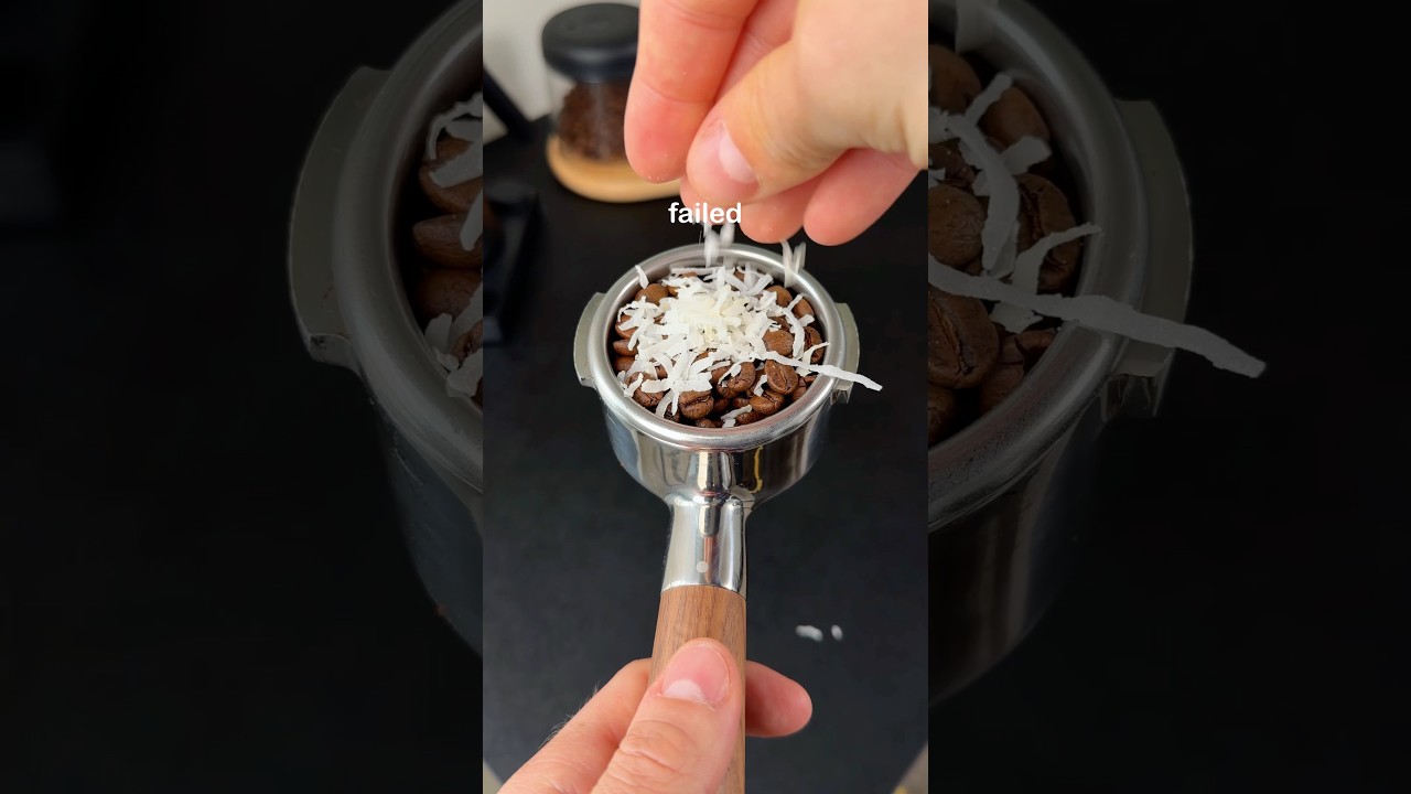 Drinks that failed - coconut milk mocha macchiato