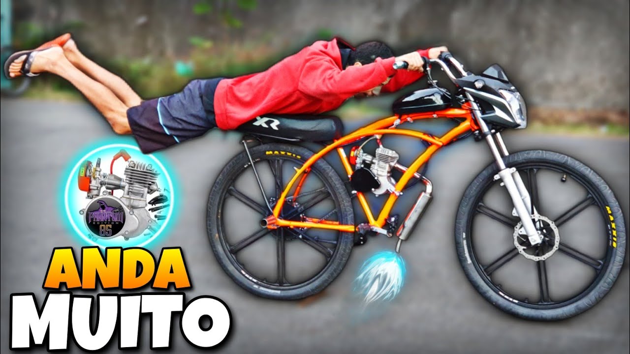 PRIMEIRO ROLÊ COM O MOTOR PHANTOM 85 V3 NA CAIÇARA ARO 29