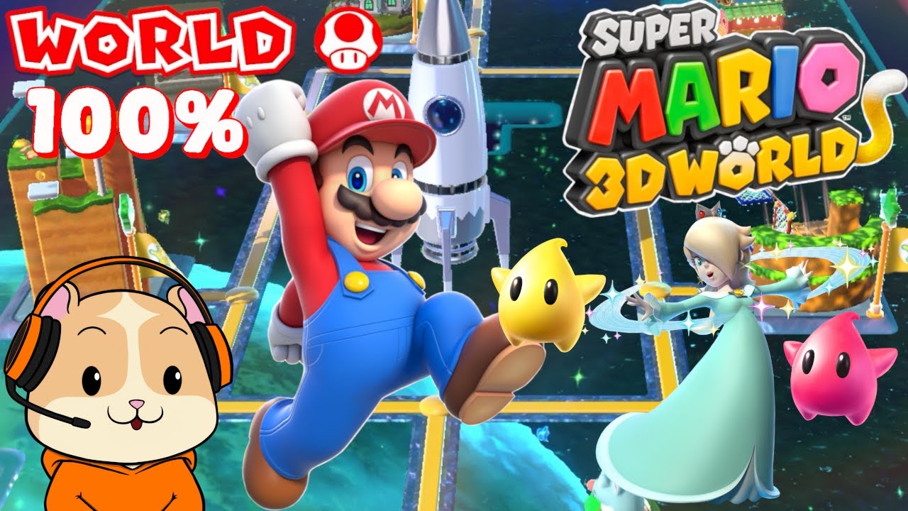 100% COMPLETE World Mushroom! Super Mario 3D World PART 10!