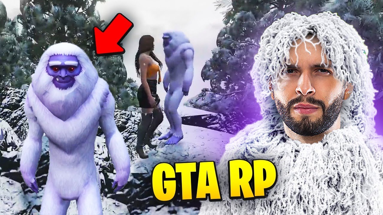 VIREI UM YETI E TROLLEI GERAL NO GTA RP!!