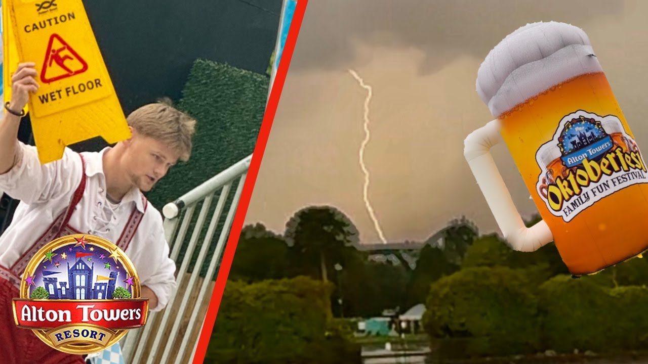 Our Alton Towers Oktoberfest was cut short due to a STORM!