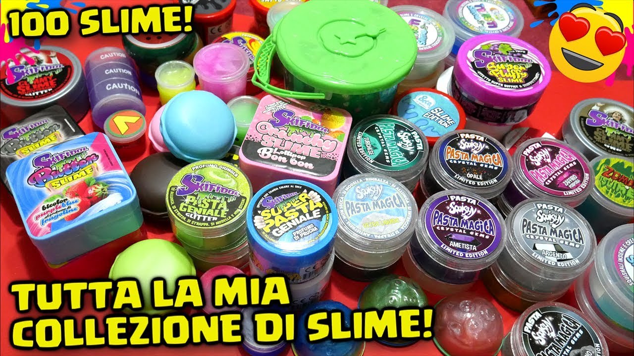 LA MIA COLLEZIONE da 100 SLIME! HO ESAGERATO!! TUTTA LA MIA COLLEZIONE DI SLIME COMPRATI! By Francy