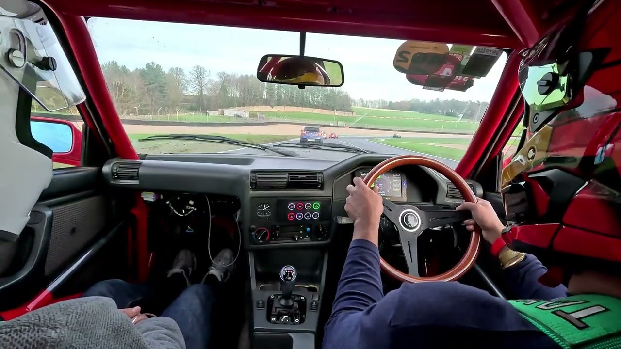 BMW E30 K24 Turbo DCT at Donington December 13th 2025