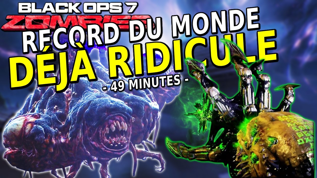 Le RECORD DU MONDE d'Ashes of the Damned est D&Eacute;J&Agrave; RIDICULE (Solo/Sans Gums) | Black Ops 7 Zombies