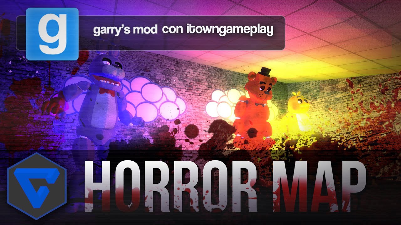Карта ужасов Five Nights At Freddy's Gmod с игровым процессом Itown
