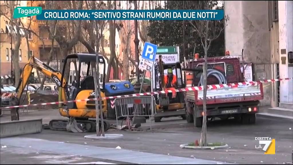 Crollo Roma:'Sentivo strani rumori da due giorni'
