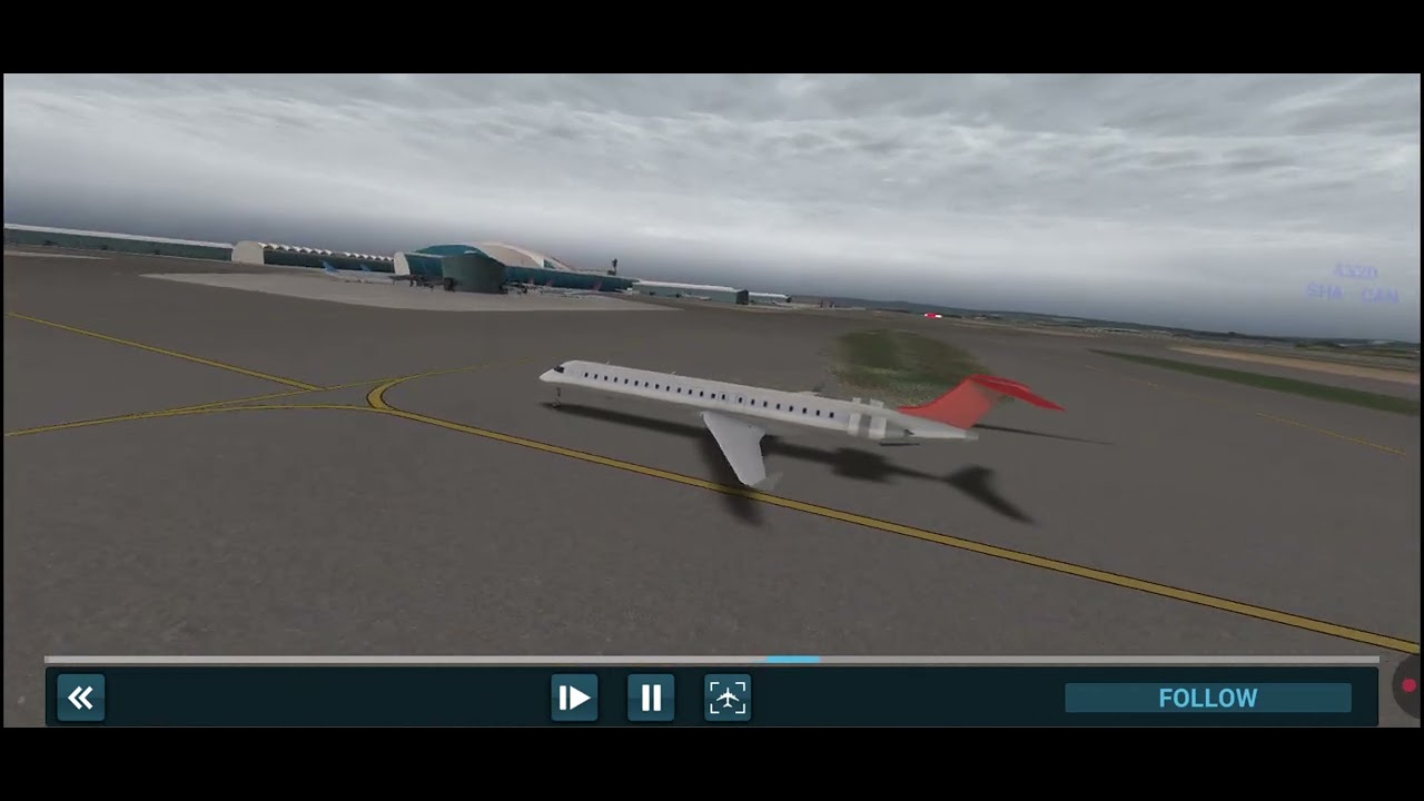 Flight A.B. Seal Airlines CRJ900 FULL LANDING  Bandar seri Bagawan    🛬    GuangZhou