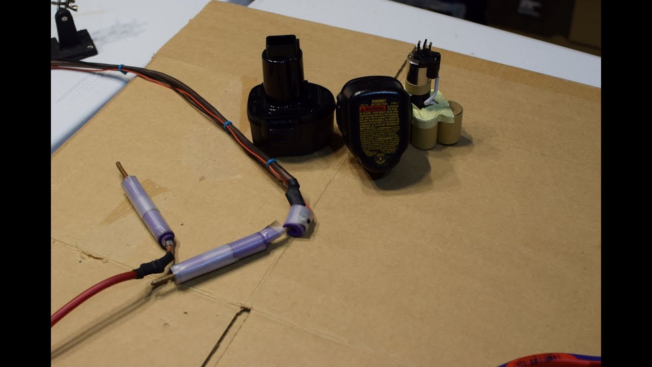 DeWalt 7.2 Volt NiCd Pack Rebuild