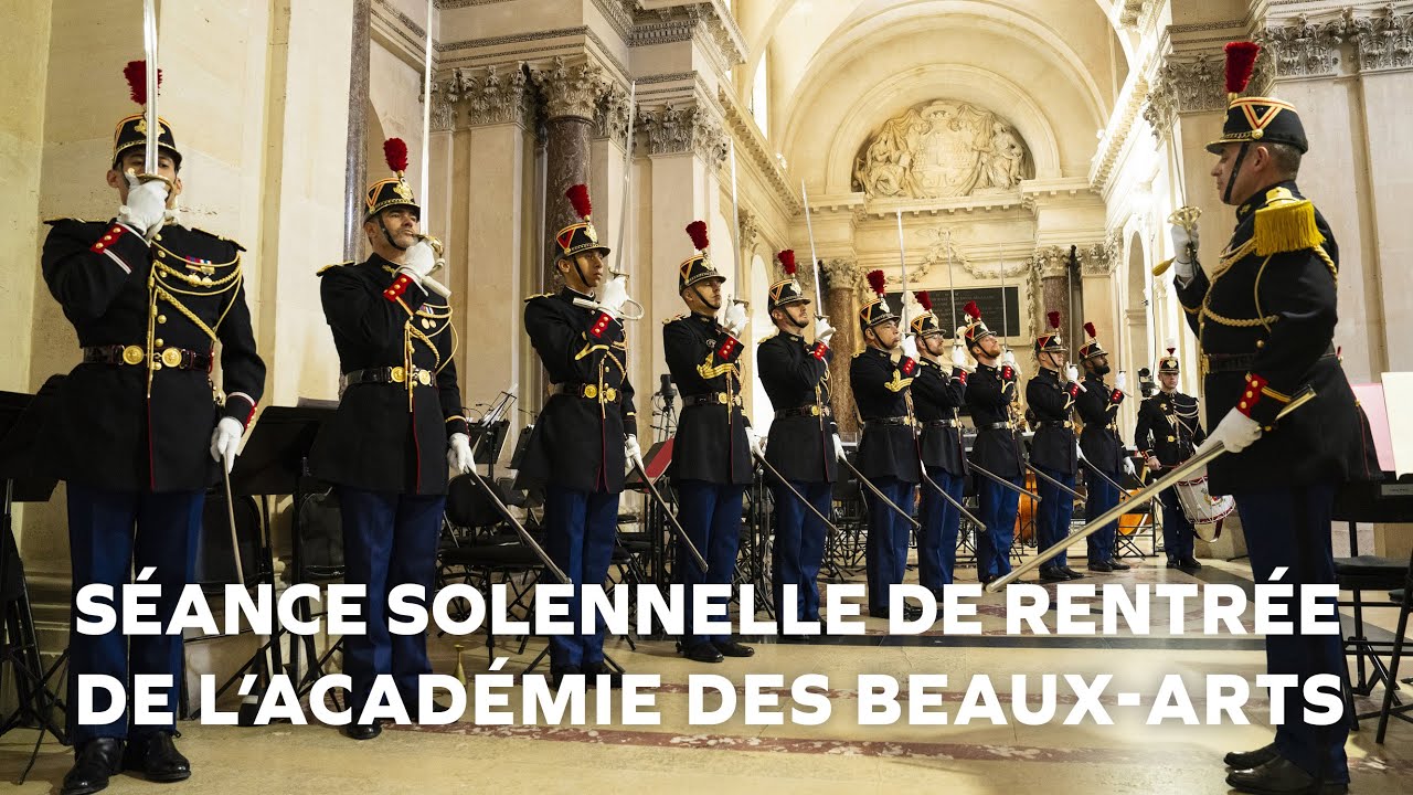 Séance solennelle de rentrée de l'Académie des beaux-arts 2024