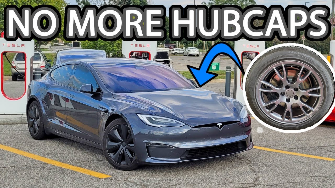 Снятие декоративных колпаков на колеса Tesla Model S и установка центральных колпаков (Почему это...