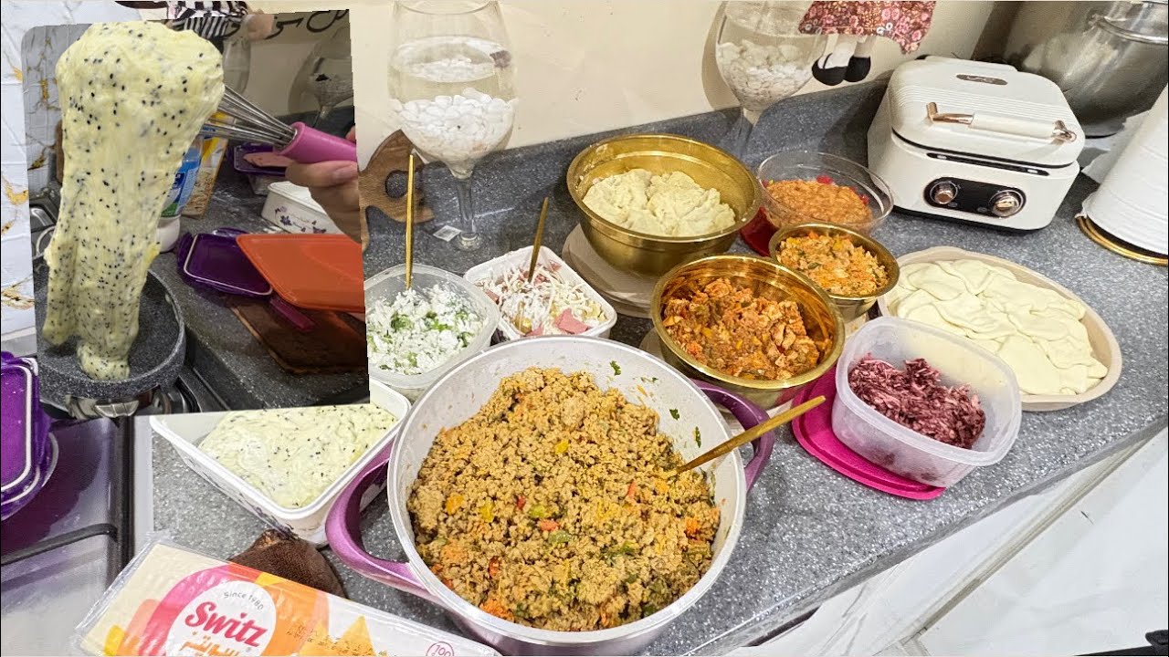الموعد السنوى 🌒🤍 مع سمبوسك 🥟ولا سمبوسه🥠 9 حشوات للسمبوسه يجننوا😋 قفلنا ملف السمبوسه🥟 لرمضان#2026 🤎🌒🌙