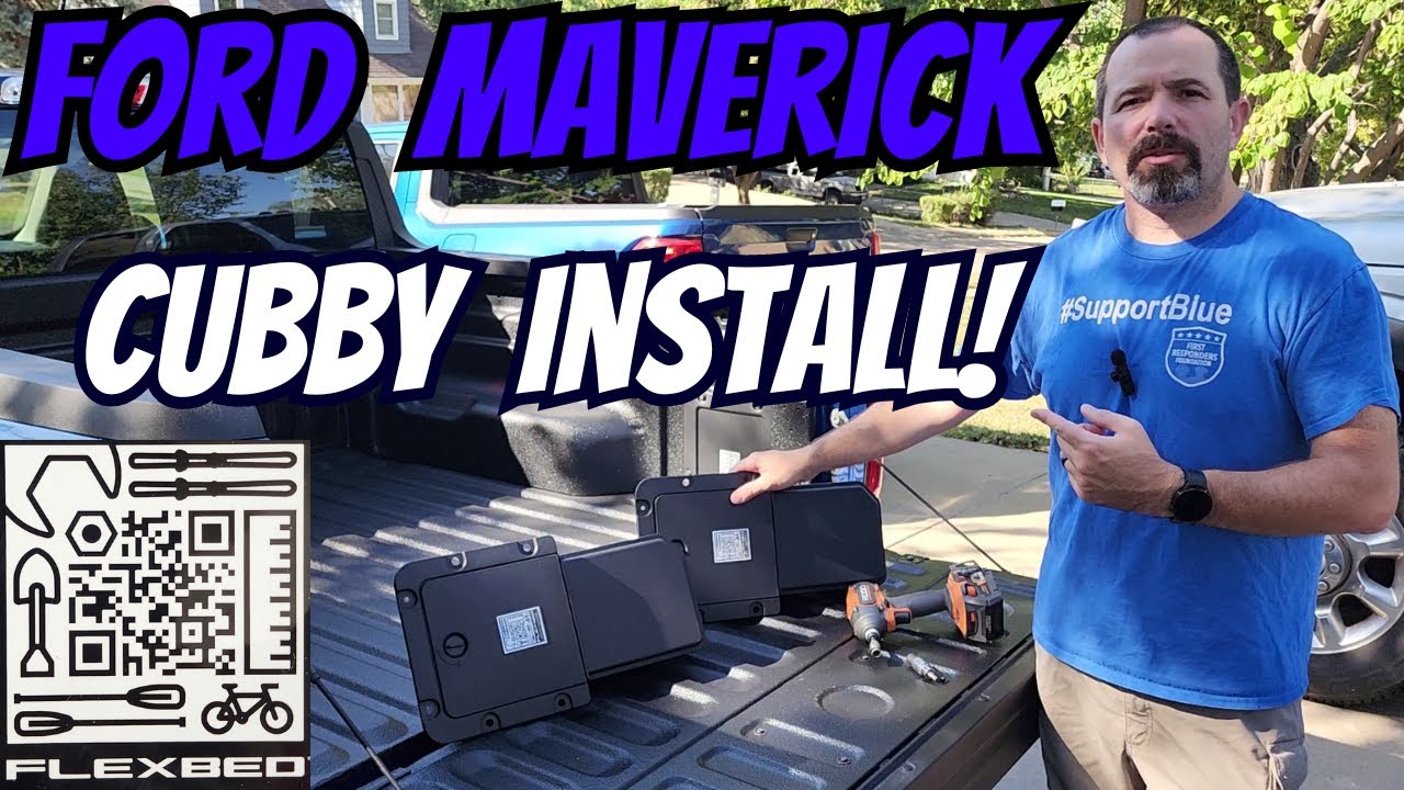 DIY: Ford Maverick XL - Flexbed Bed Storage Cubby Install!