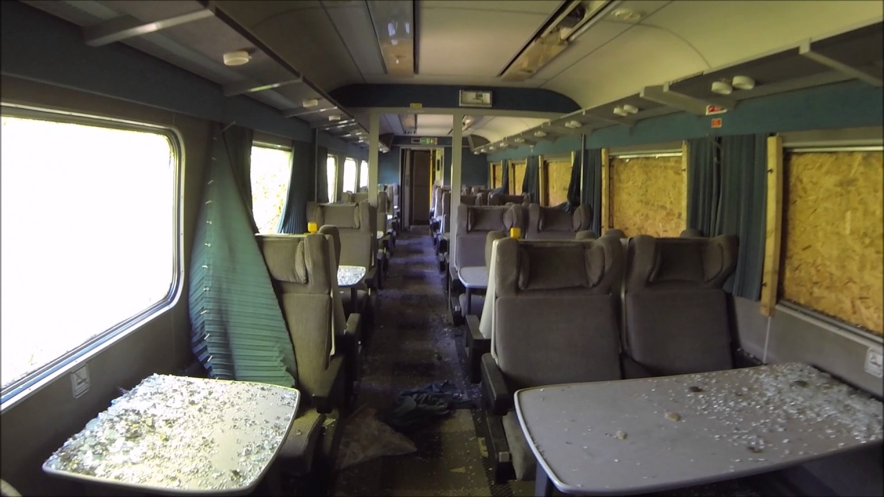 Abandoned Train . Scotland  .