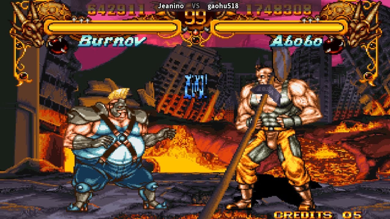 더블 드래곤 Double Dragon | Fightcade ダブルドラゴン Jeanino (br) vs gaohu518 (us) 双龙 Abobo