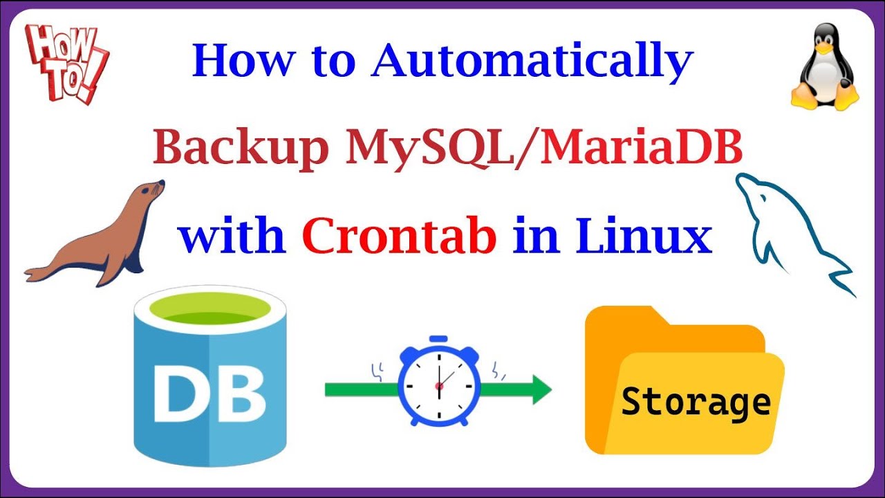 How to Automatic Backup MySQL/MariaDB with Crontab in Linux