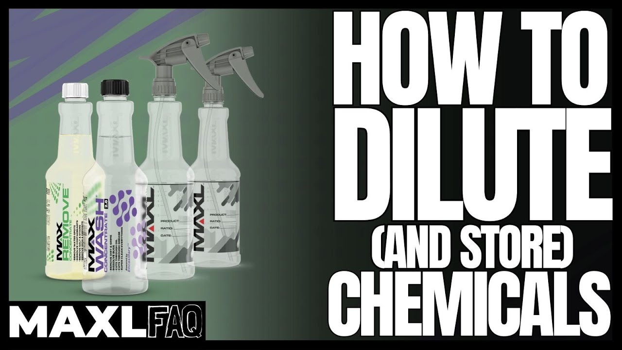 The Ultimate Guide to Safe Chemical Handling | How To Store Chemicals and Dilution Ratios