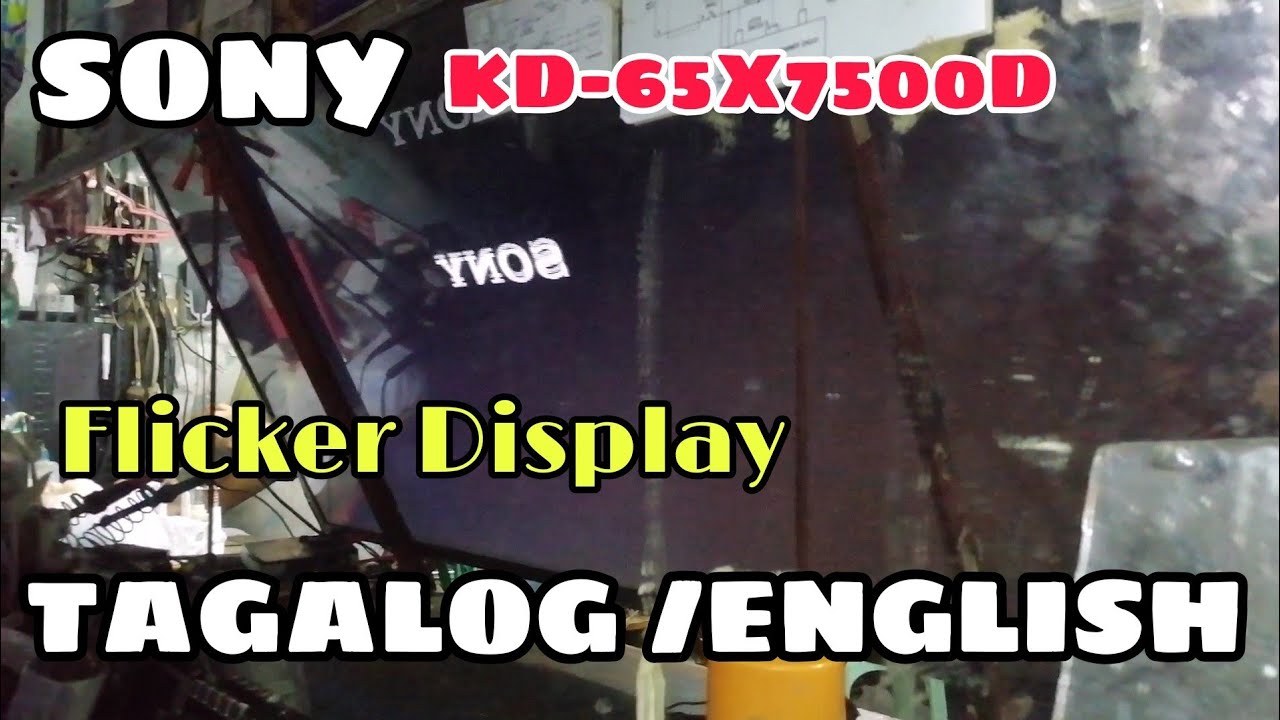 Sony 65 Android tv double image and flicker problem.