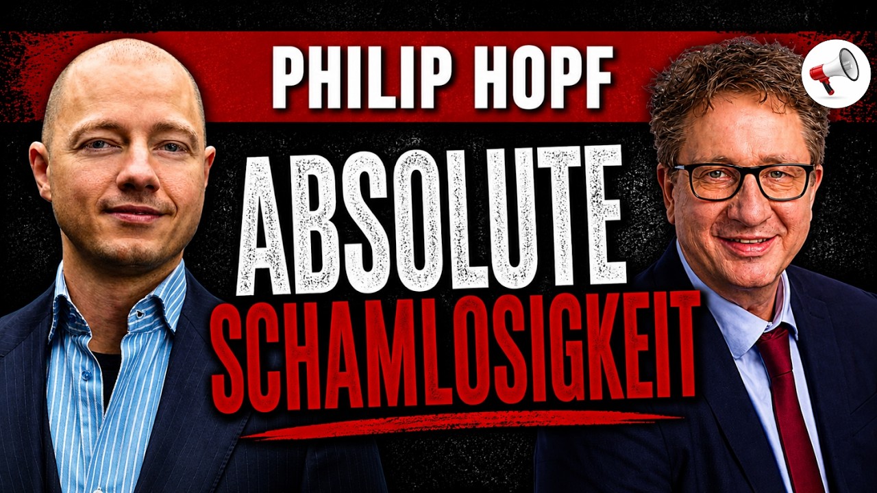 Philip Hopf zerlegt die Politikerkaste: &bdquo;Absolut schamlos!&ldquo;