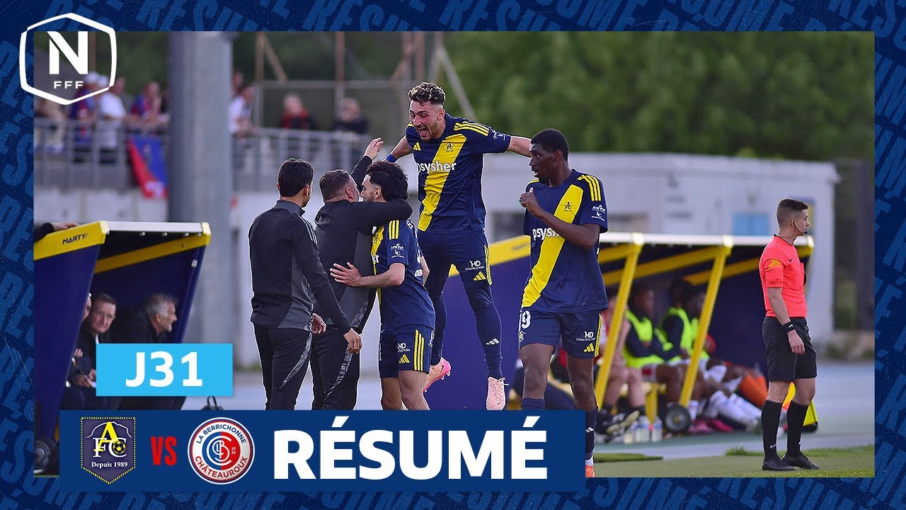J31 I Aubagne FC vs LB Châteauroux (6-2), le résumé I National FFF 2024-2025