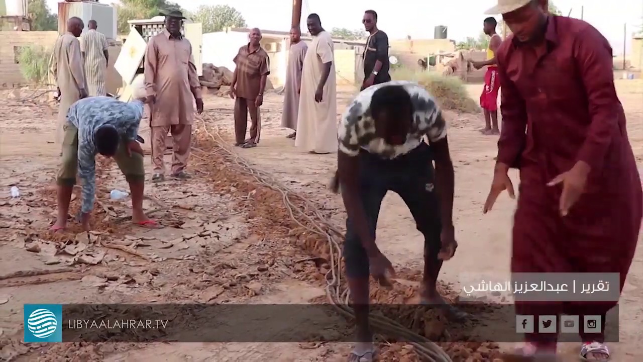غات: معاناة سكان حي 