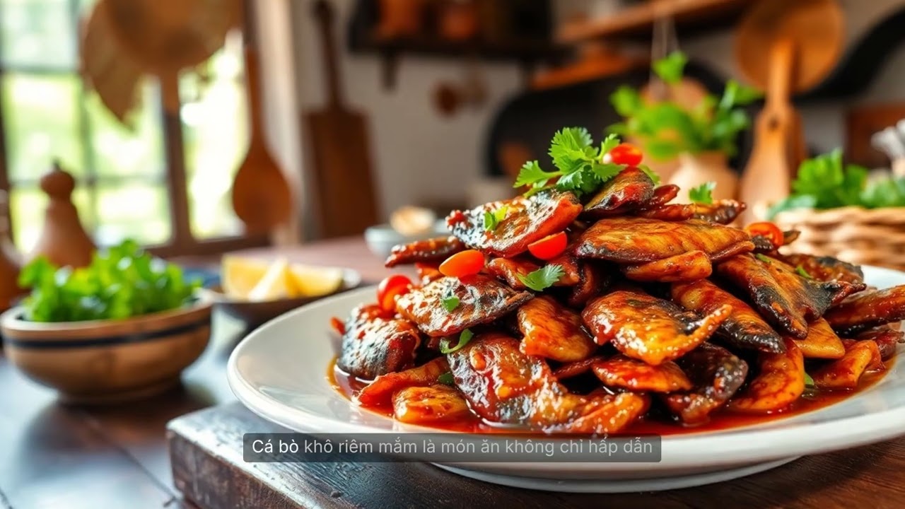 Cá Bò Khô Riêm Mắm