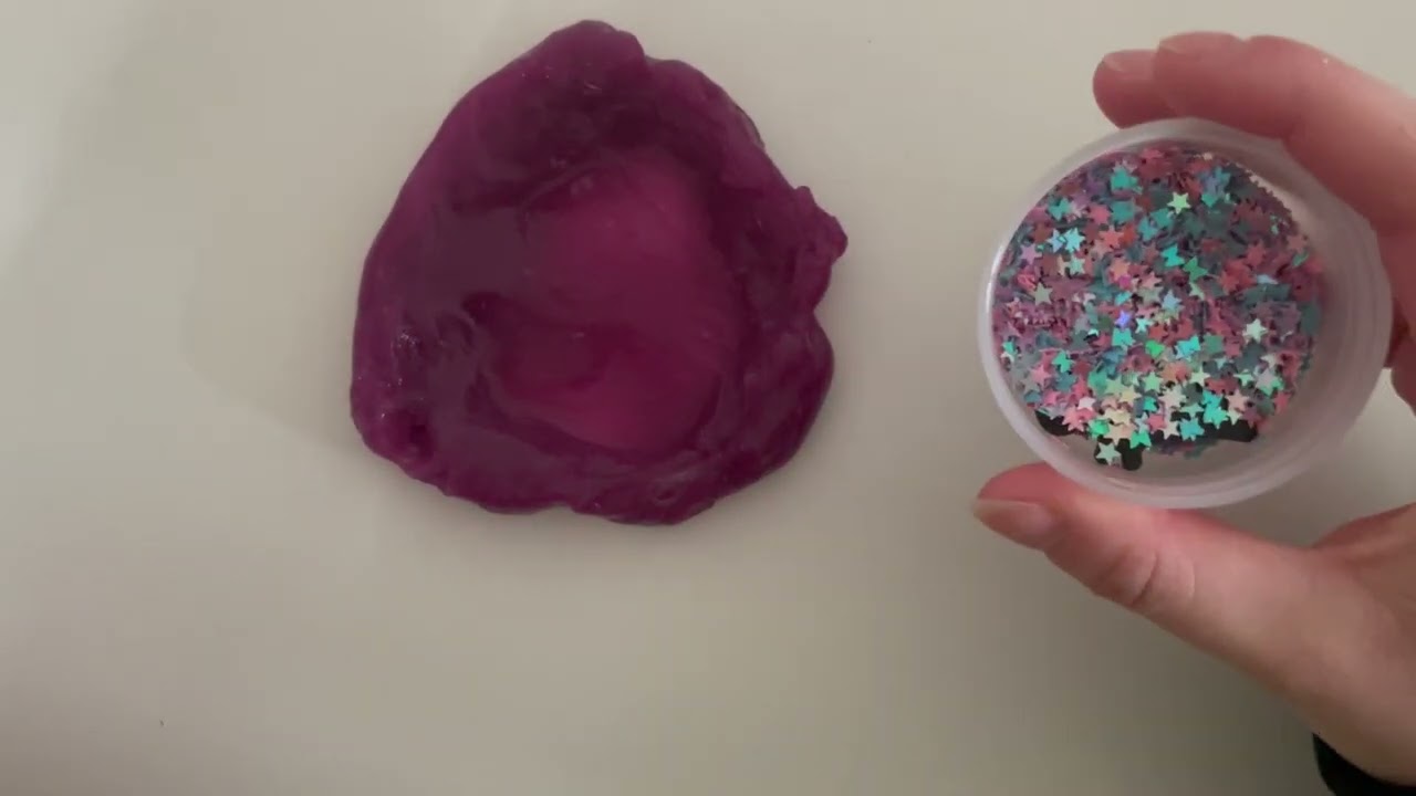 ASMR Playing With Glittery Slime! || Lo-Fi Soft Spoken/Whispered