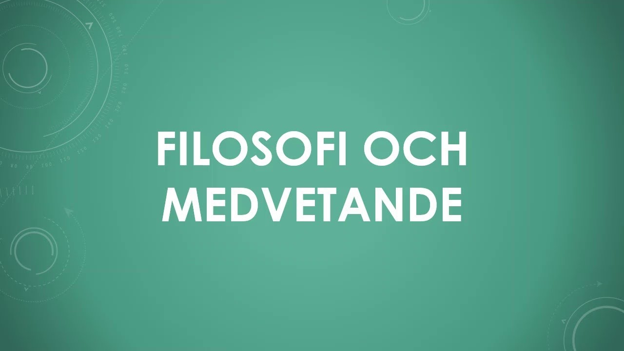 Filosofi och medvetande