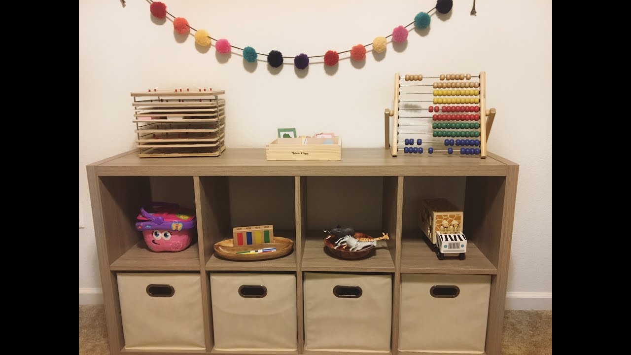 Shelf Activities for 12 to 18 months | Montessori Inspired Shelf Work