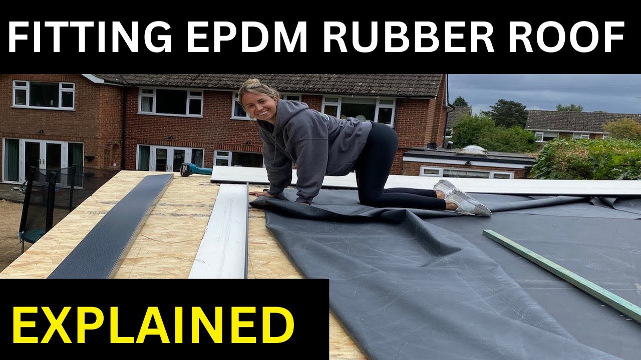 Как самостоятельно установить резиновую крышу EPDM на садовой комнате
