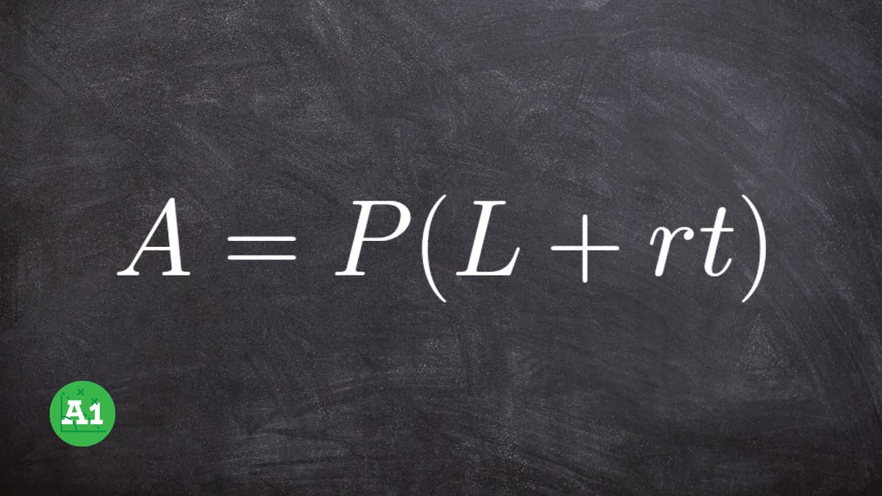 Solve for t in the literal equation | Algebra 1