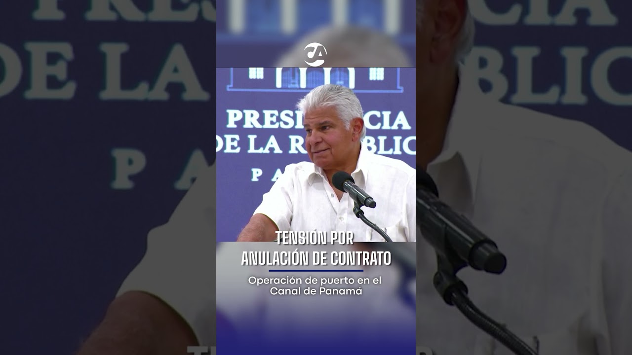 🇵🇦⚓ El presidente de Panam&aacute;, Jos&eacute; Ra&uacute;l Mulino, afirm&oacute; que su pa&iacute;s &ldquo;no se va a dejar amenazar