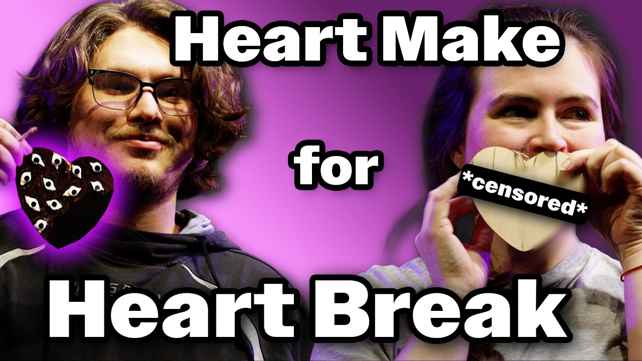 Heart Art with Our Friends!!